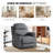 36.61'' Wide Modern Ergonomic Electric Power Recliner Chair With Remote Control, Easy-To-Clean Legs For Living Room (Set Of 2)-805507011