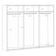 Temar 6 Door Manufactured Wood Wardrobe
