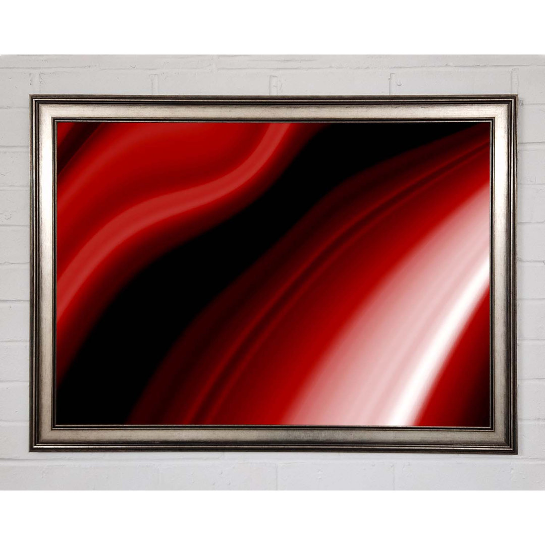 Gerahmter Kunstdruck Red Streaks