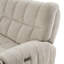Canapé modulaire inclinable électrique avec rangement Noemi Biscuit-497881651