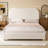 Lovensky Upholstered Wool Platform Bed-704515185-704515184