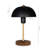 Modern Black Table Lamp, 38.0 in Height | 100% Metal Body & MDF Base | E27 Socket (Max 40W) | Stylish Scandinavian Design for Home, Office & Country Decor | Perfect Novelty Lighting Solution-1521523053-1521523054