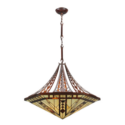 Luminaire suspendu inversé 29 po de large Sonoma