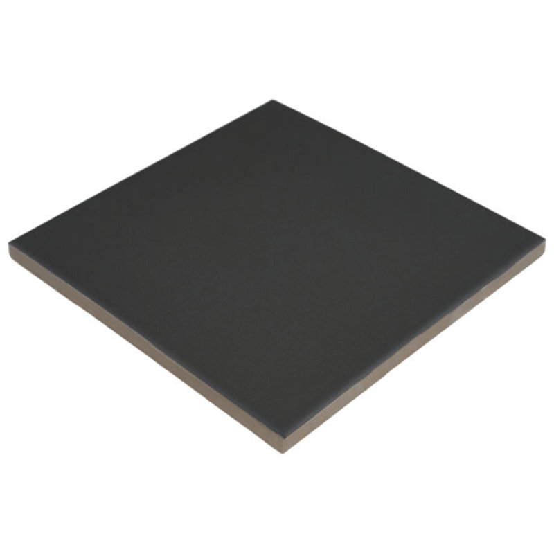 Born 5X5 Matte Porcelain Tile, Charcoal Gray