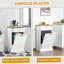 Poubelle de cuisine inclinable (blanc)