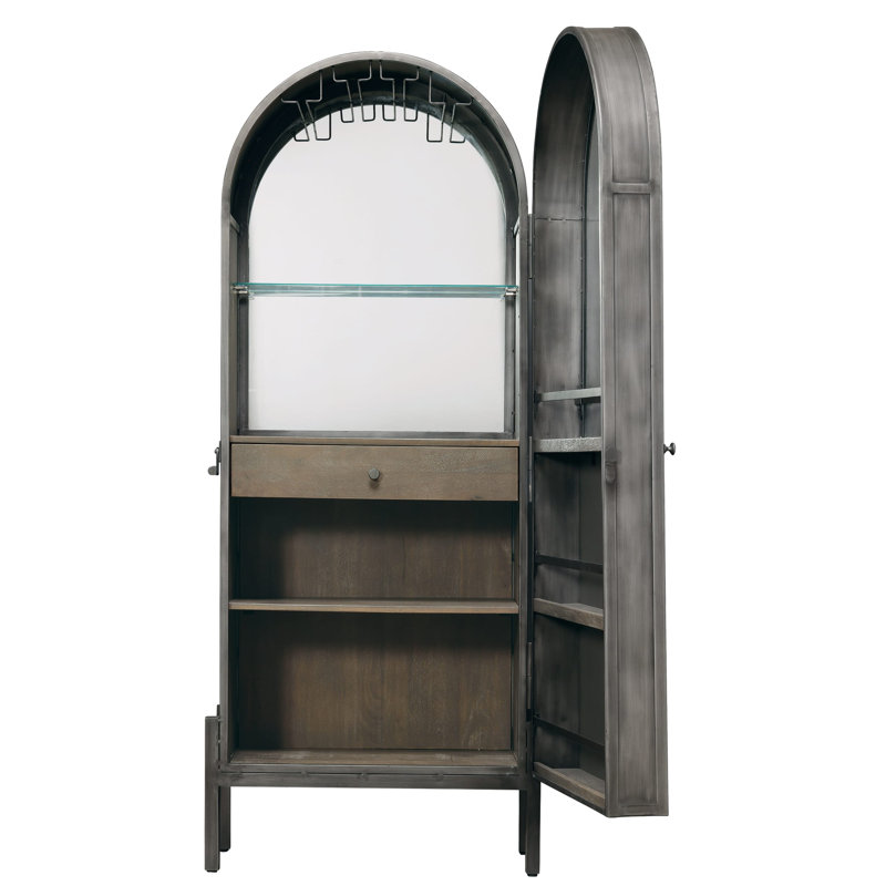 Ramses Solid Wood Bar Cabinet