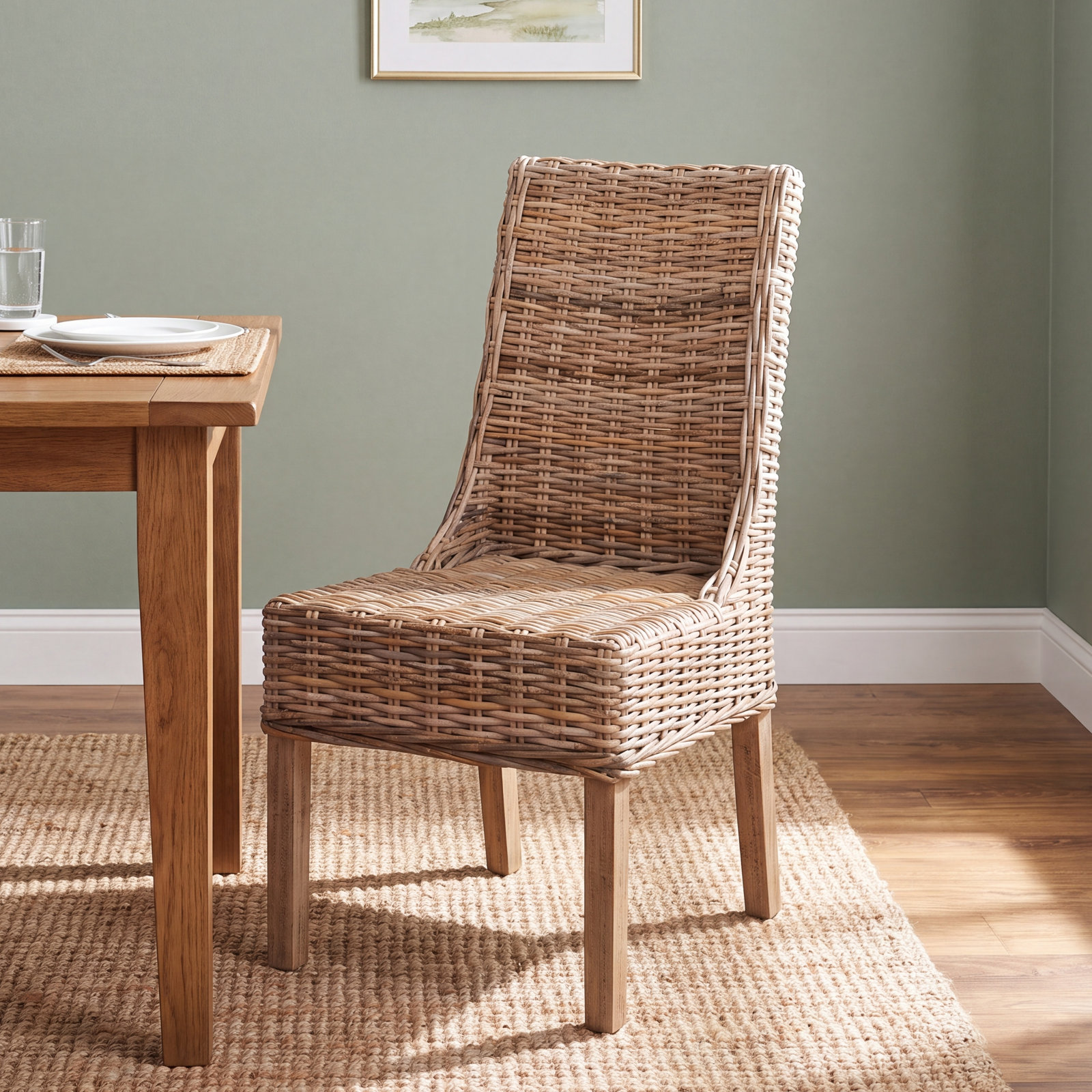 Alban Cane Back Dining Chair
