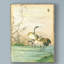 Oriental Cranes II - reproduction d'impression sur toile-33519715