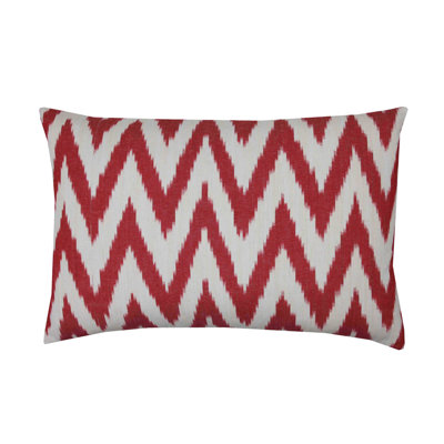 Catalan Ikat Rectangular Throw Pillow Cover