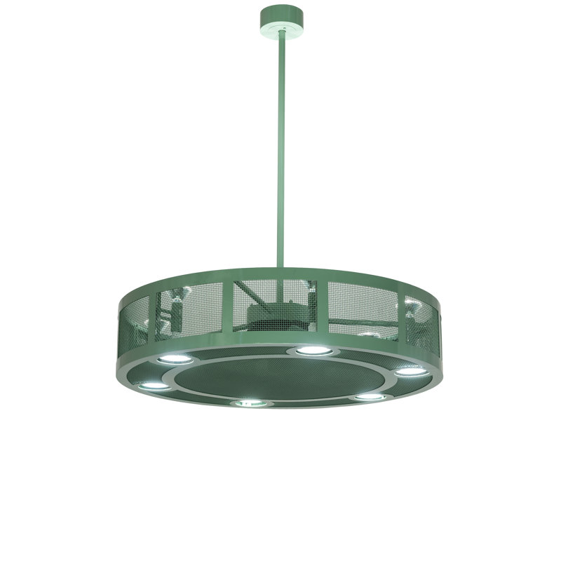 48" Wide Paloma Golpe Chandel-Air, 10.5" H x 48" W x 48" D, Reseda Green