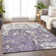 Premium Machine Washable Prisco Lavender Rug