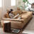 Camel Genuine Leather Modular Sofa