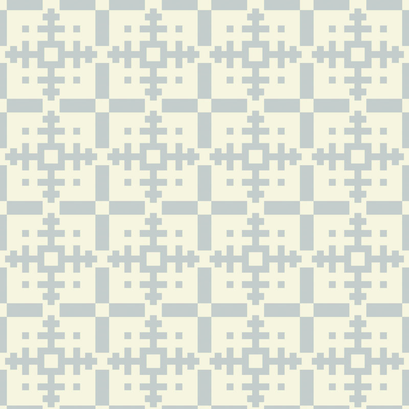 Piazza - Wallpaper, Pale Blue, Paper, Non-Pasted