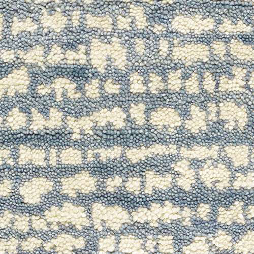 Denim Blue – Wool Hand-Braided Rug – MadMatters