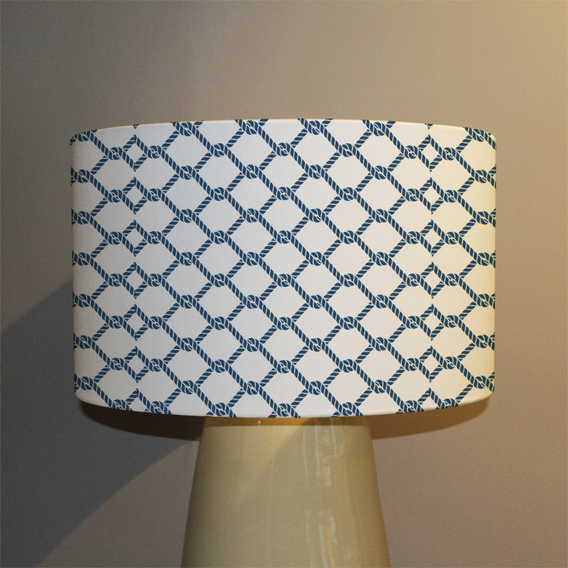Drum Cotton Lamp Shade ( Uno ), 22cm H x 25cm W x 25cm D