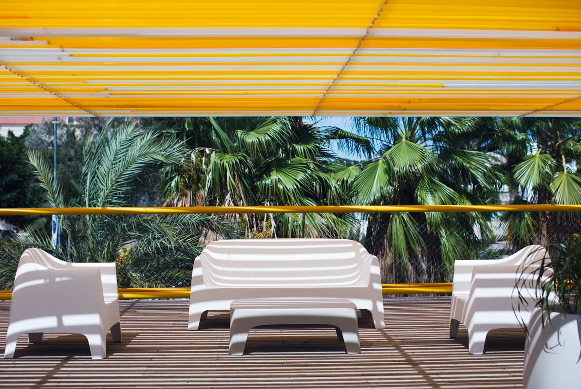 Solid 71" Patio Sofa, Ecru