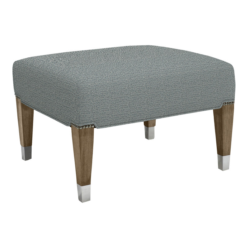 James By Thom Filicia Ottoman, Tuck Cobalt, Yes, Hampton