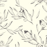 Birds On Branches Wallpaper