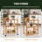 Cassie-Leigh Solid Wood Bar Cart