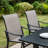 Taline Premium Powder-coated Sling Chair Outdoor Patio Dining Armchair