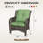 Patio Outdoor Wicker Lounge Chairs Set of 2-84431517