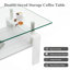 Table basse rectangulaire, table moderne en verre trempé transparent, table basse-1500639274-1500639269