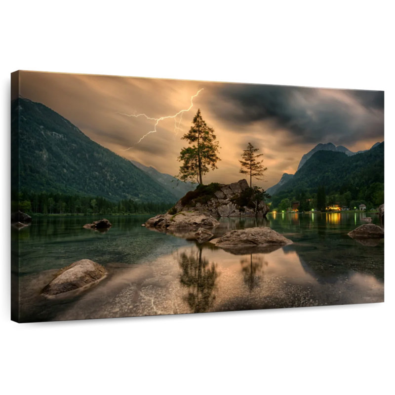 Alvord Magical Lakeside Mountain, H 24 po x l 36 po