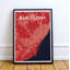 Barcelona City Map - No Frame Print-455405902