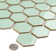 Hudson Due 2" X 2" Hex Porcelain Mosaic Floor and Wall Tile