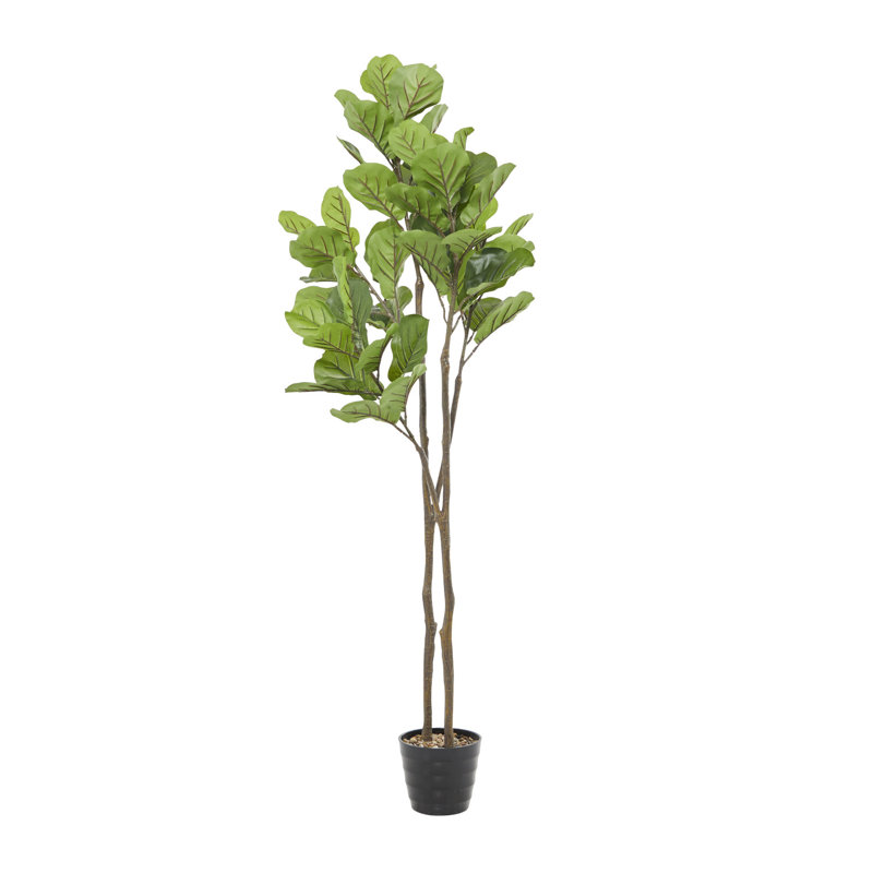 70'' Faux Fiddle Leaf Tree in Pot