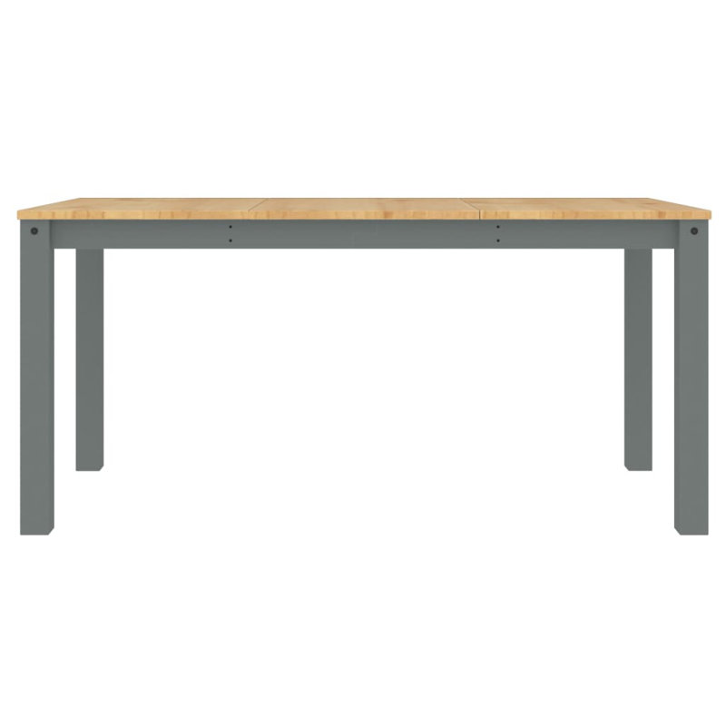 Anarbek Solid Wood Dining Table, 80cm W x 160cm L, Grey