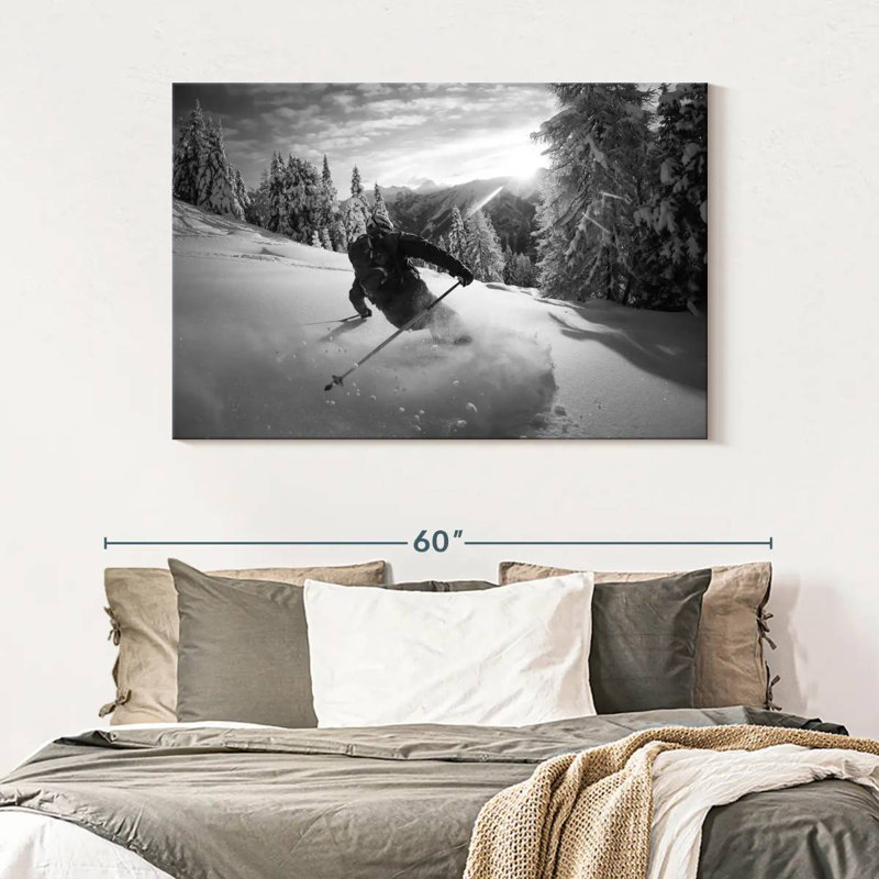 Sireci Snow Skiing, 32" H x 48" W