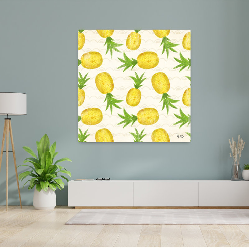 Good Good Vibes, art tropical d'été Viia, H 48 po x l 48 po