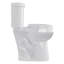 Toilette ronde 21 po, deux pièces 21 po, double chasse 1,1 / 1,6 GPF, cuve brute brute de 12 po pour salles de bain accessibles