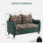 Nadaha Fabric 53 in. Reception Loveseat