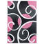 Tapis rose à motif cachemire Zabala-1113900174