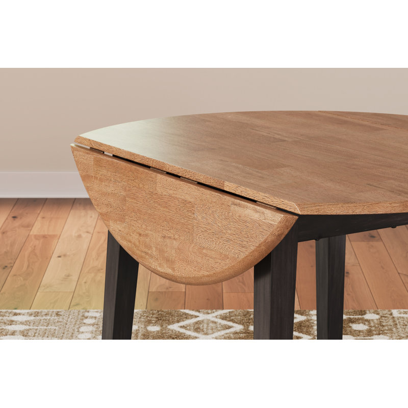 Malkin Dining Drop Leaf Table, Brown