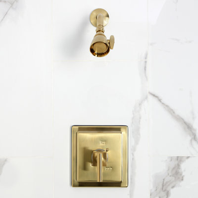 Robinet de douche à pression équilibrée à poignée simple Kingston Brass Claremont