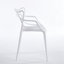 Ensemble de salle à manger 1 + 4,5pièces, table de salle à manger à pieds en métal de style Mid-Century pour 4 à 6 personnes avec plateau en panneau de fibres à densité moyenne, table de salle à manger à piédestal, table basse de loisirs, blanc-123290069-123290074-123290068