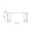 Modern Nut-Brown Rectangular Solid Wood Dining Table-1939442227