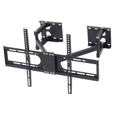 Double Arm Tilt And Swivel Universal Wall Mount Tv Bracket For 32-"-65" Led, Lcd, Plasma Tv