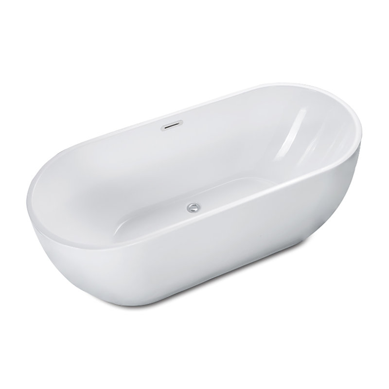 59'' x 28'' Soaking Acrylic Bathtub