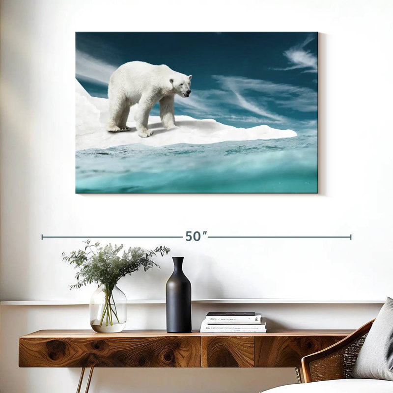 Brampt Ice Bear, 26" H x 39" W