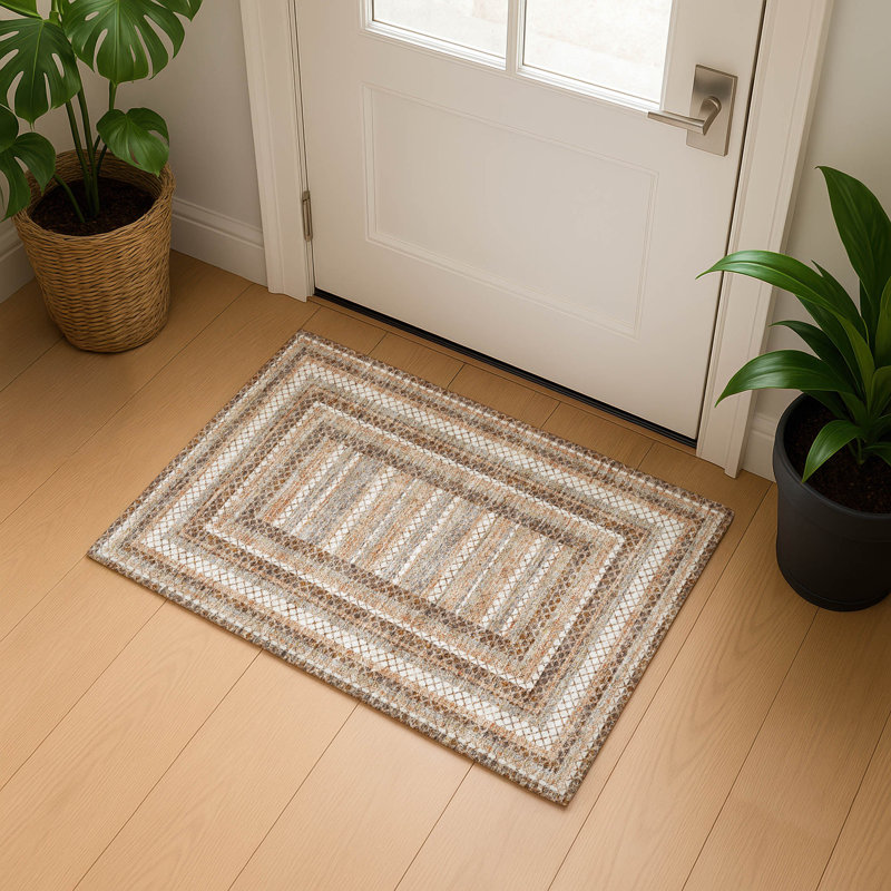 Premium Machine Washable Ariel Geometric Rug, Rectangle 1'8" x 2'6"