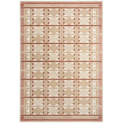 Maridee Rust Modern Indoor Rug