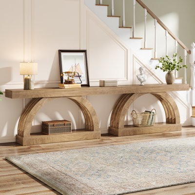 63" Arched Console Table for Hallway,Living Room