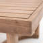 Ensemble de conversation d'extérieur en bois d'acacia pour 2 personnes avec coussins et table basse