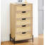 Commode d'appoint en fer Analeah-1254297111