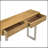 Harmony Natural And Silver 2-Drawer Console Table