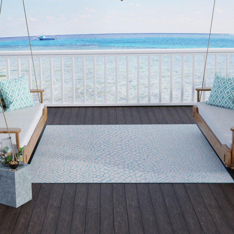 Tapis d'extérieur Jill Zarin Cape Town, Carré 10 pi 8 po